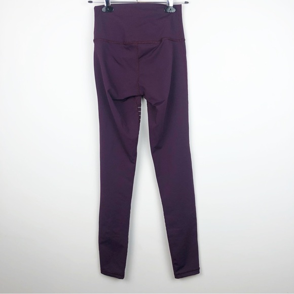 DYI Burgundy Mesh Leggings Full Length Small - Picture 3 of 8